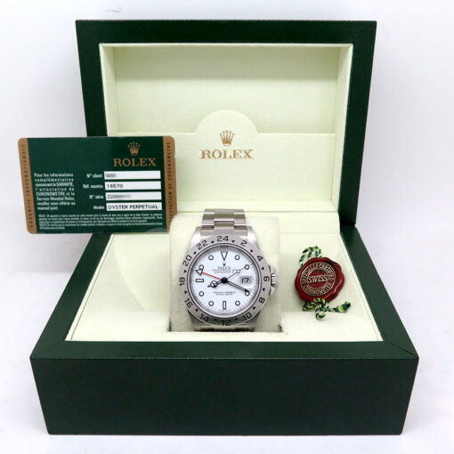 Rolex 16570 Explorer II with White Dial - Image 2