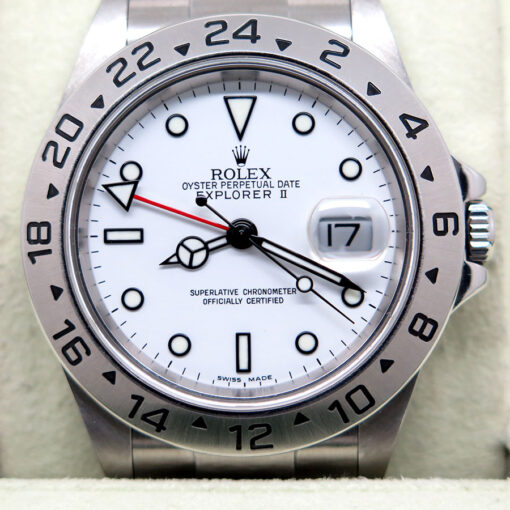 Rolex 16570 Explorer II with White Dial - Image 3