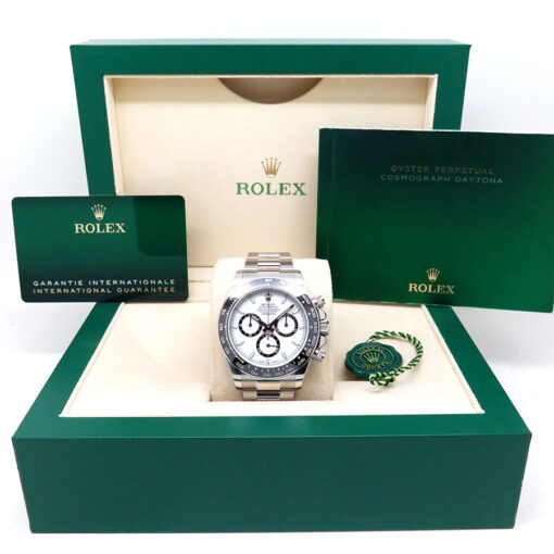 Rolex 126500LN Cosmograph Daytona with White Dial - Image 2