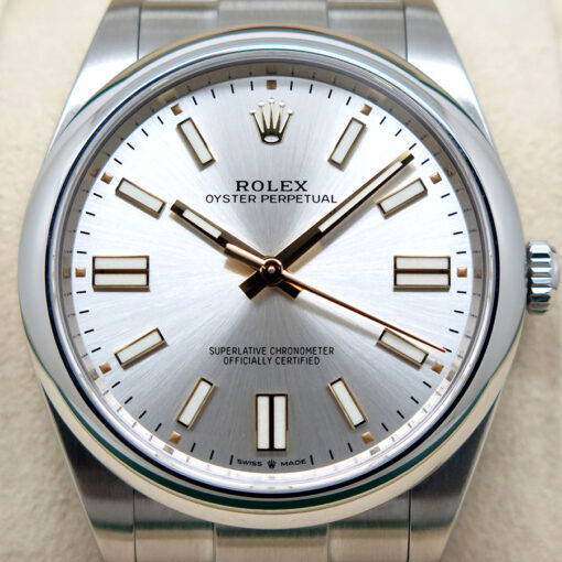 Rolex 124300 Oyster Perpetual 41 with Silver Dial - Image 3