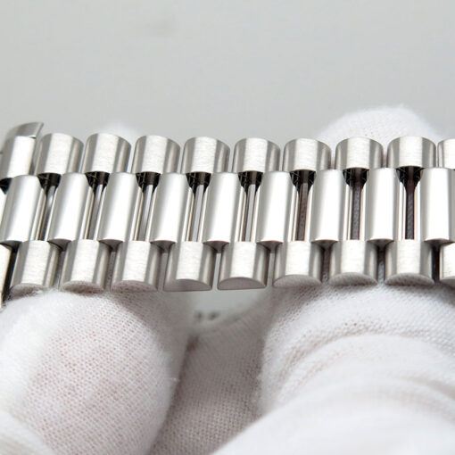 Rolex 228236 Day Date 40 Platinum with Ice Blue Diamond Baguette Dial - Image 6