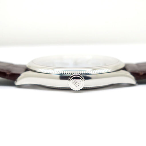 Rolex 52506 Perpetual 1908 Platinum on Brown Alligator - Image 6
