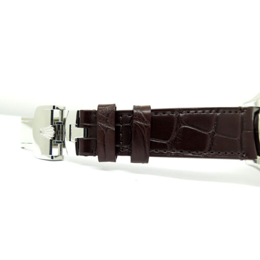 Rolex 52506 Perpetual 1908 Platinum on Brown Alligator - Image 8