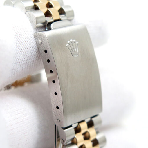 Rolex 16013 Datejust 18K/SS with Champagne Stick Dial on Jubilee - Image 8