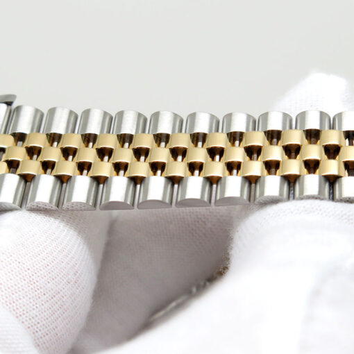 Rolex 16013 Datejust 18K/SS with Champagne Stick Dial on Jubilee - Image 9