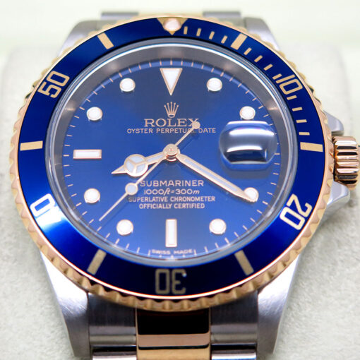 Rolex 16613LB Submariner 18K/SS with Blue Dial - Image 3
