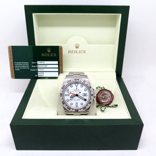 Rolex 216570 Explorer II with White Dial - Image 2