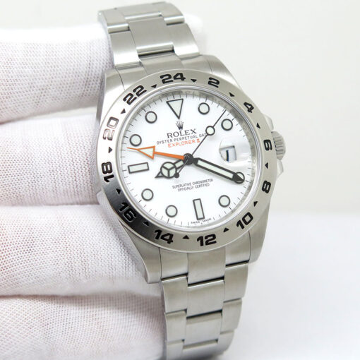 Rolex 216570 Explorer II with White Dial