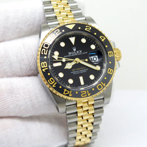 Rolex 126713GRNR GMT Master II 18K/SS on Jubilee