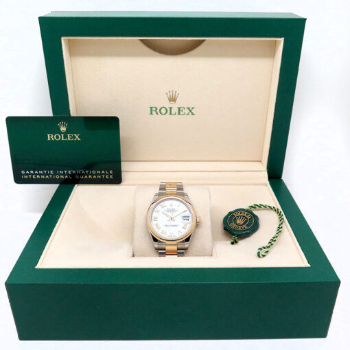 Rolex 278243 Datejust 18K/SS with White Roman Dial on Oyster - Image 2