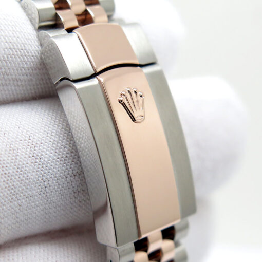 Rolex 126281RBR Datejust 18K/SS with Mother of Pearl Diamond Dial/Bezel on Jubilee - Image 9