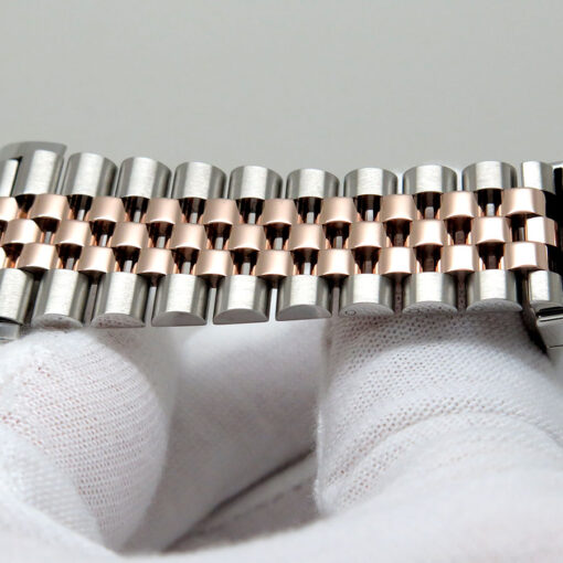 Rolex 126281RBR Datejust 18K/SS with Mother of Pearl Diamond Dial/Bezel on Jubilee - Image 10