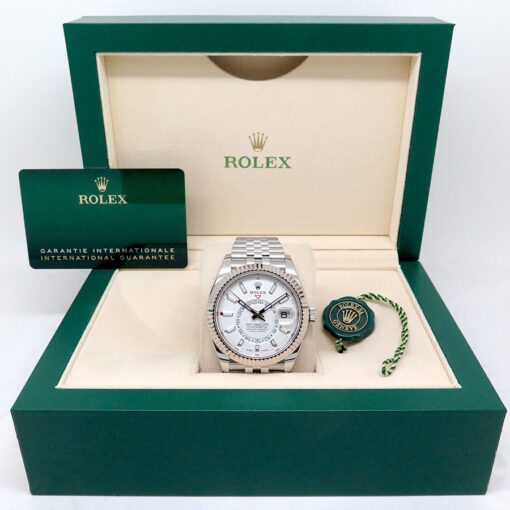 Rolex 326934 Skydweller with White Dial on Jubilee - Image 2