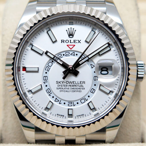 Rolex 326934 Skydweller with White Dial on Jubilee - Image 3