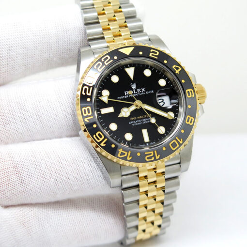 Rolex 126713GRNR GMT Master II 18K/SS on Jubilee
