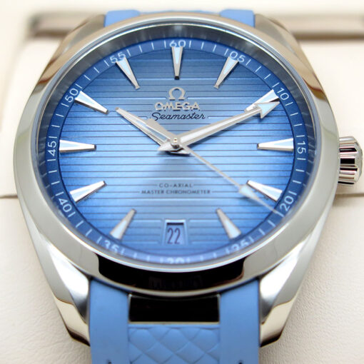 Omega Seamaster Aqua Terra 150m "Summer Blue" on Strap - Image 3