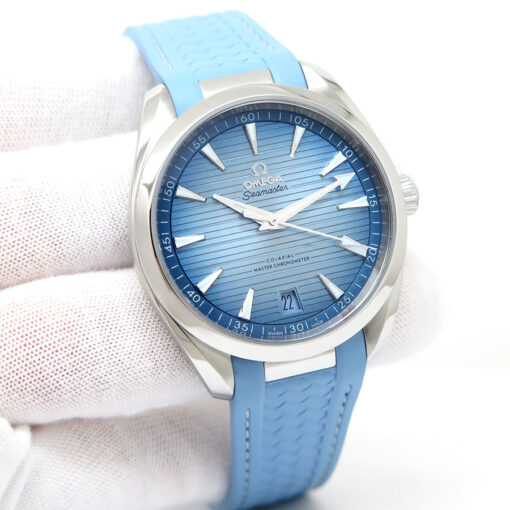 Omega Seamaster Aqua Terra 150m "Summer Blue" on Strap