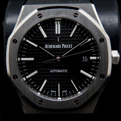 Audemars Piguet 15400ST Royal Oak with Black Dial - Image 3