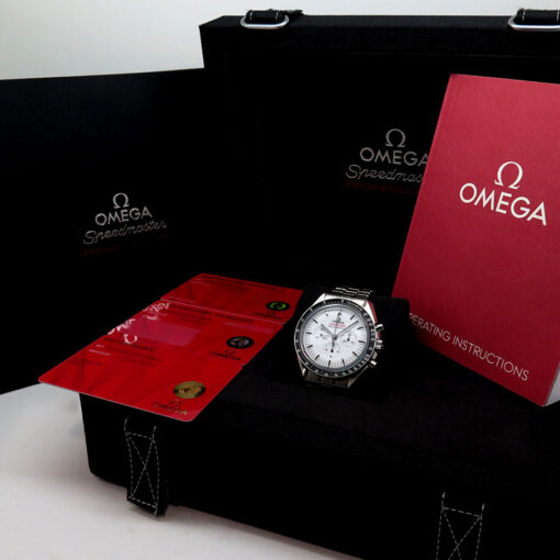 Omega Speedmaster Professional Moonwatch “Sapphire Sandwich” with White Dial - Image 2