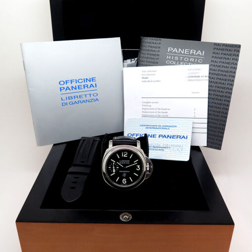 Alternative view of Panerai PAM 005 Luminor Marina Logo Manual Wind