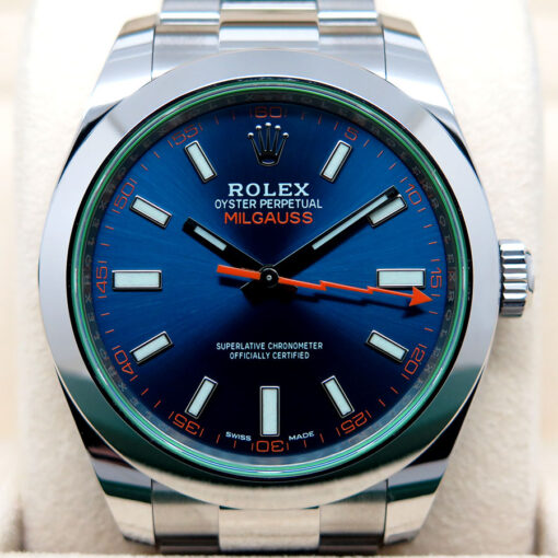 Rolex 116400GV Milgauss with Blue Dial (New Old Stock) - Image 3