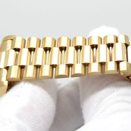 Rolex 18038 Day Date 18K Yellow Gold with Champagne Stick Dial - Image 12