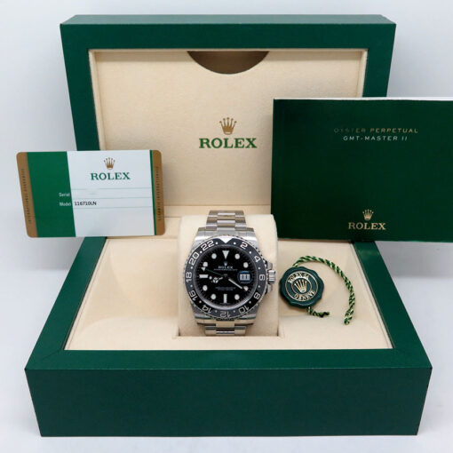 Alternative view of Rolex 116710LN GMT Master II (New Old Stock)