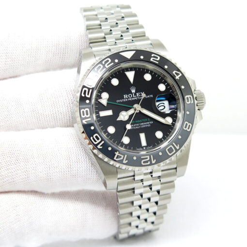 Rolex 126710GRNR GMT Master II on Jubilee