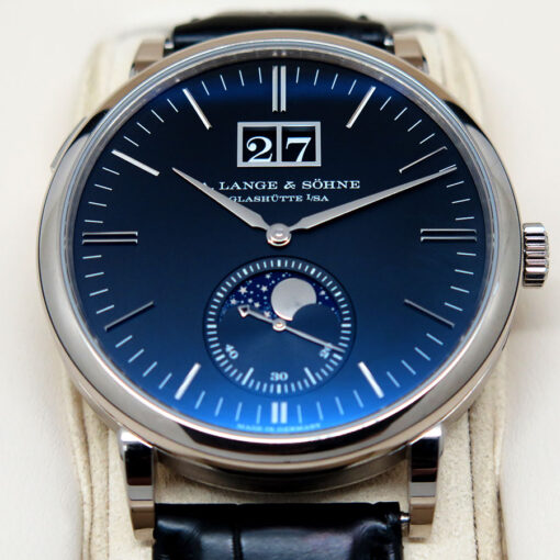 A. Lange & Sohne 384.029 Saxonia Moon Phase with Black Dial - Image 3