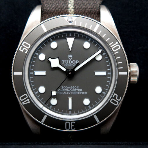 Tudor 79010SG Black Bay Fifty-Eight Sterling Silver 925 with Taupe Dial on NATO - Image 3