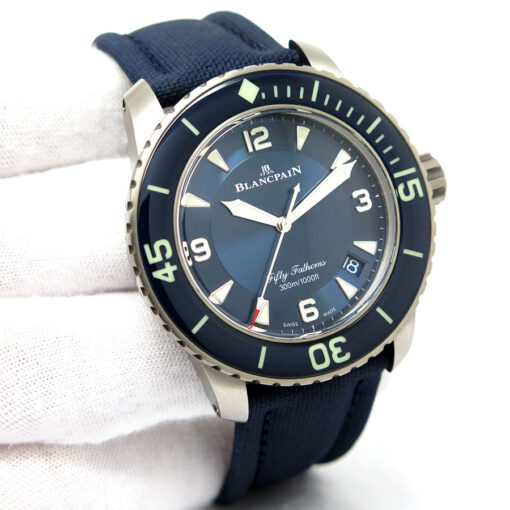 Blancpain Fifty Fathoms Titanium Automatic with Blue Dial