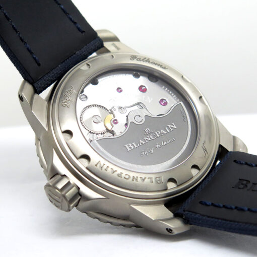 Blancpain Fifty Fathoms Titanium Automatic with Blue Dial - Image 4
