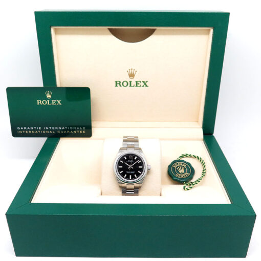 Rolex 276200 Oyster Perpetual with Black Dial - Image 2