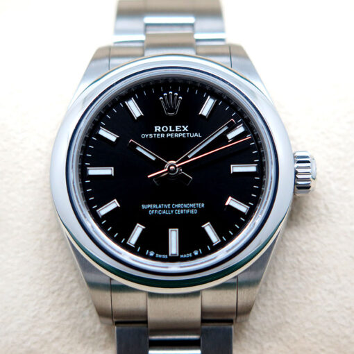 Rolex 276200 Oyster Perpetual with Black Dial - Image 3
