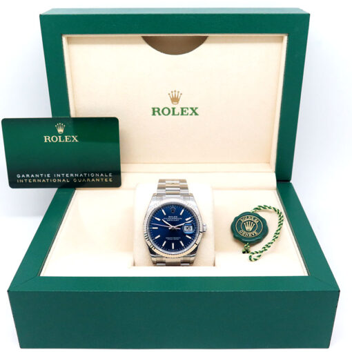 Rolex 126234 Datejust with Blue Stick Dial on Oyster - Image 2