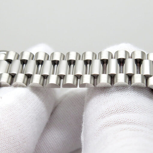 Rolex 179136 Datejust Platinum with Ice Blue Diamond Dial/Bezel on President - Image 6