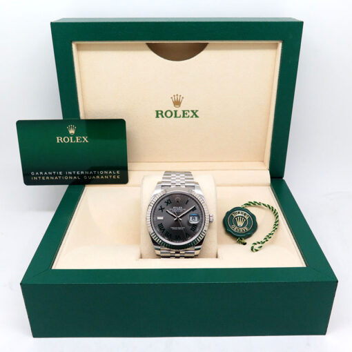 Rolex 126334 Datejust 41 with Slate Roman Dial on Jubilee - Image 2