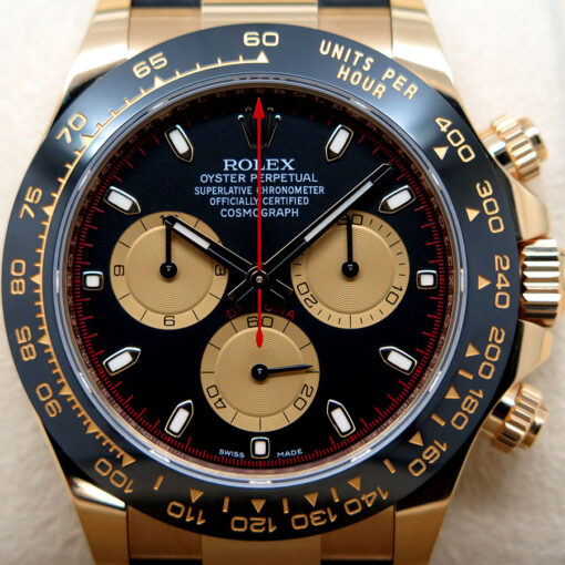 Rolex 116518LN Cosmograph Daytona 18K Yellow Gold with Black Dial - Image 3