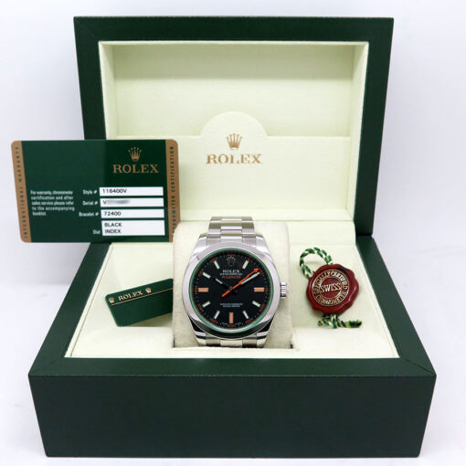 Rolex 116400GV Milgauss with Black Dial - Image 2
