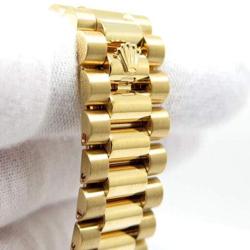 Rolex 118238 Day Date 18K Yellow Gold with Champagne Diamond Dial - Image 8