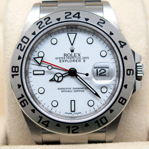 Rolex 16570 Explorer II with White Dial and 3186 Movement - Image 3