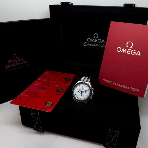 Omega Speedmaster Professional Moonwatch “Sapphire Sandwich” with White Dial - Image 2