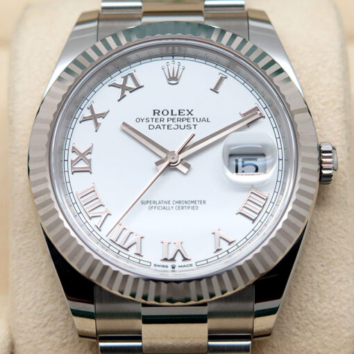 Rolex 126334 Datejust 41 with White Roman Dial on Oyster - Image 3