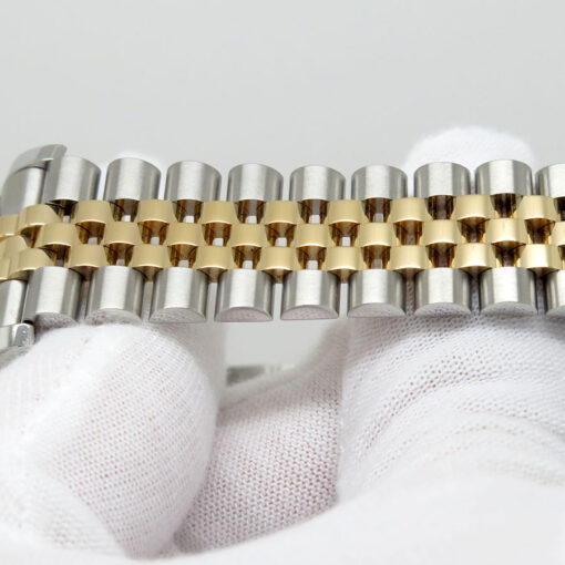 Rolex 116203 Datejust 18K/SS with White Diamond Dial on Jubilee - Image 6