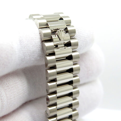 Rolex 228239 Day Date 18K White Gold with Blue Ombre Roman Dial - Image 7