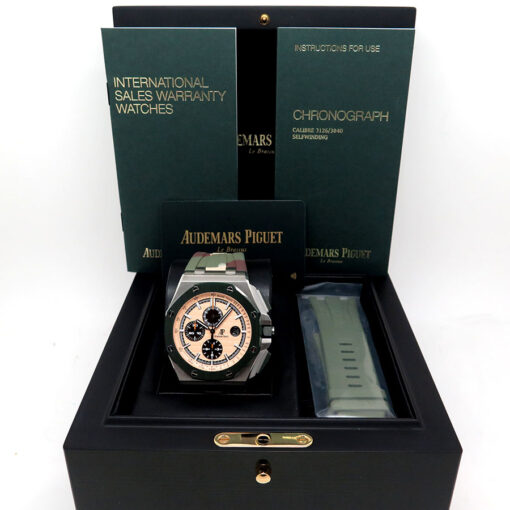 Audemars Piguet 26400SO Royal Oak Offshore Camo Chronograph with Beige Dial - Image 2