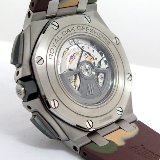 Audemars Piguet 26400SO Royal Oak Offshore Camo Chronograph with Beige Dial - Image 4