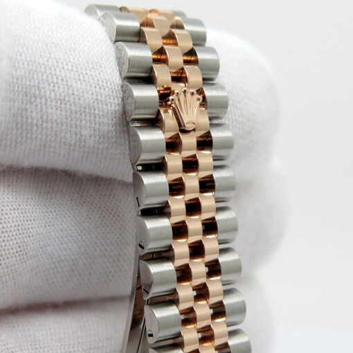 Rolex 278271 Datejust 18K/SS with Silver Diamond Floral Motif Dial on Jubilee - Image 7