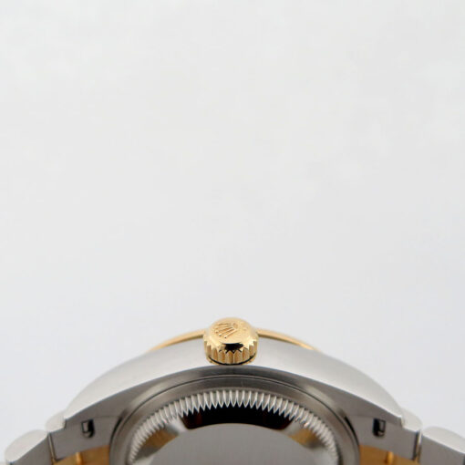 Rolex 279383RBR Datejust 18K/SS with Champagne Roman Dial Diamond Bezel on Jubilee - Image 4