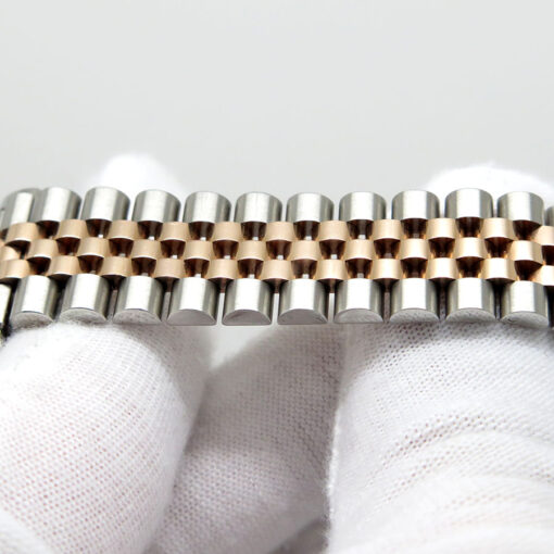 Rolex 278271 Datejust 18K/SS with Silver Diamond Floral Motif Dial on Jubilee - Image 6